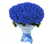 Букет из синих роз (15 шт — 101 шт)