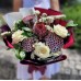Букет с крымской розой и сухоцветами  